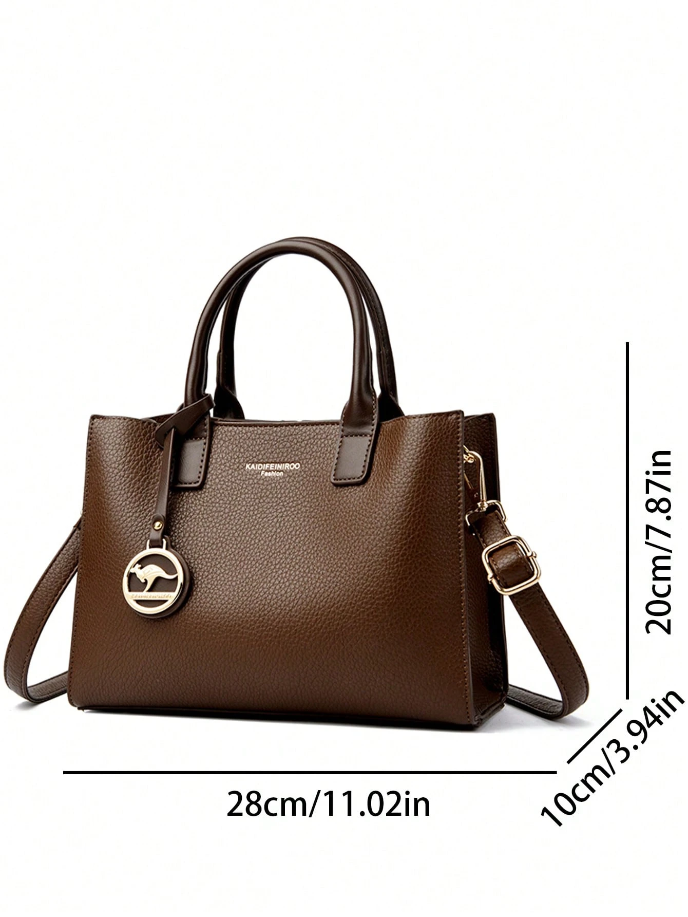 3-Layer Large Capacity Women's Handbag – Soft PU Leather - Image 5
