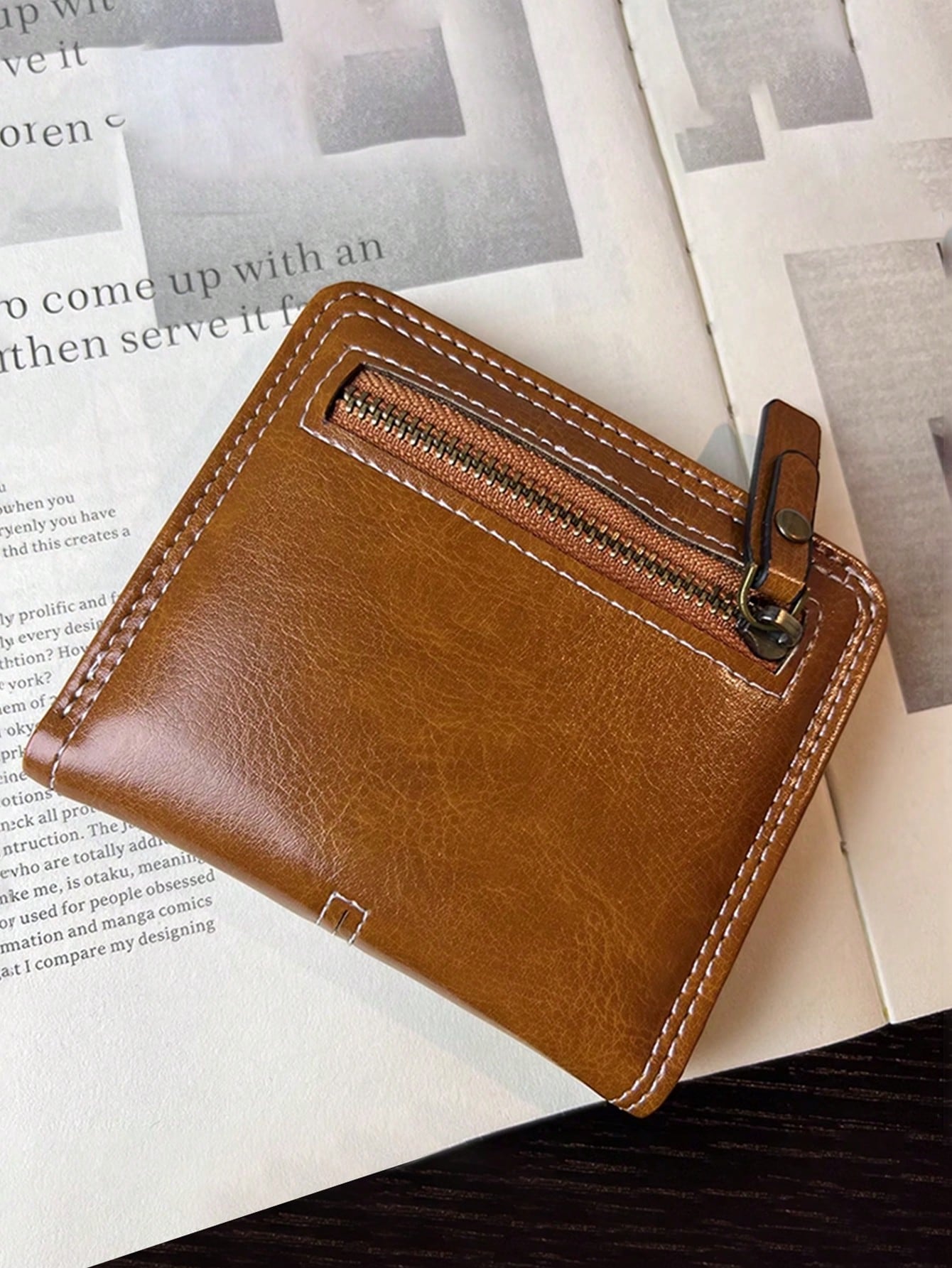 Four-Leaf Clover Small Wallet – Compact & Multi-Card Design - Image 6