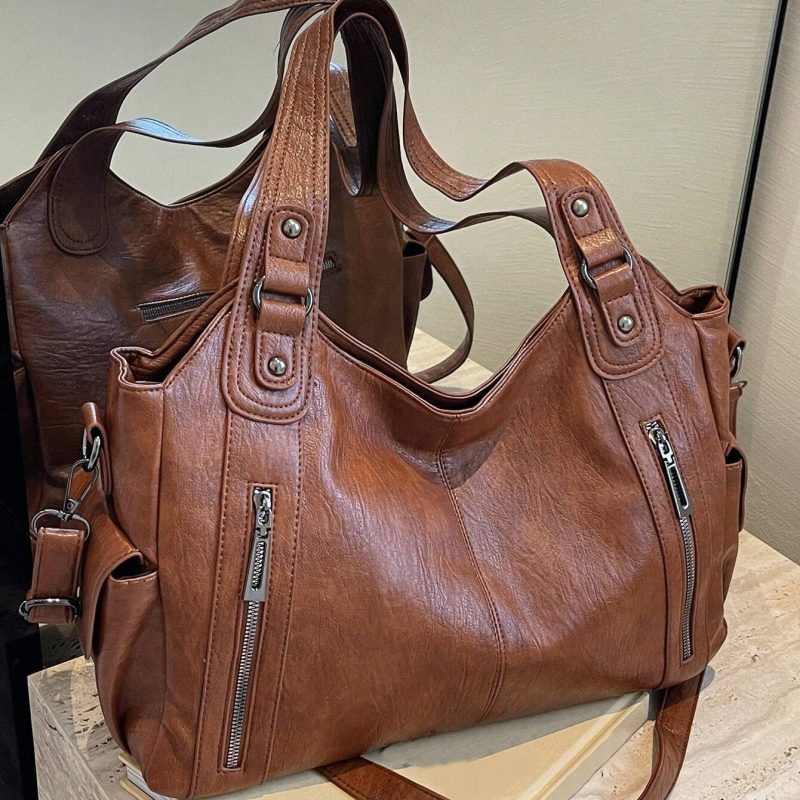 Large-Capacity Women's Shoulder & Tote Bag – Fashionable and Practical
