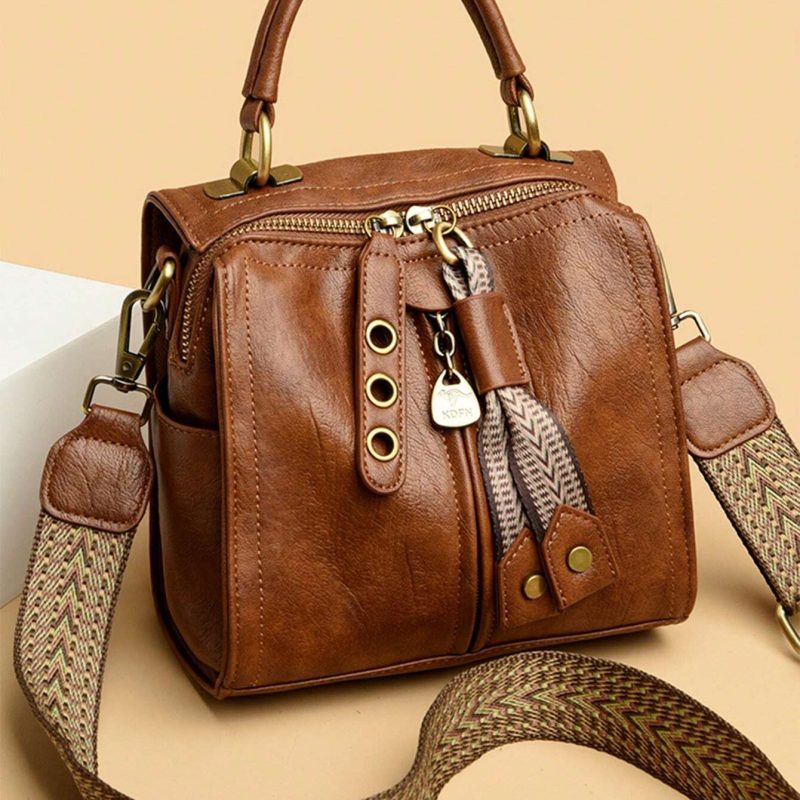 Luxury Soft PU Leather Women's Handbag – Fashionable Shoulder Bag