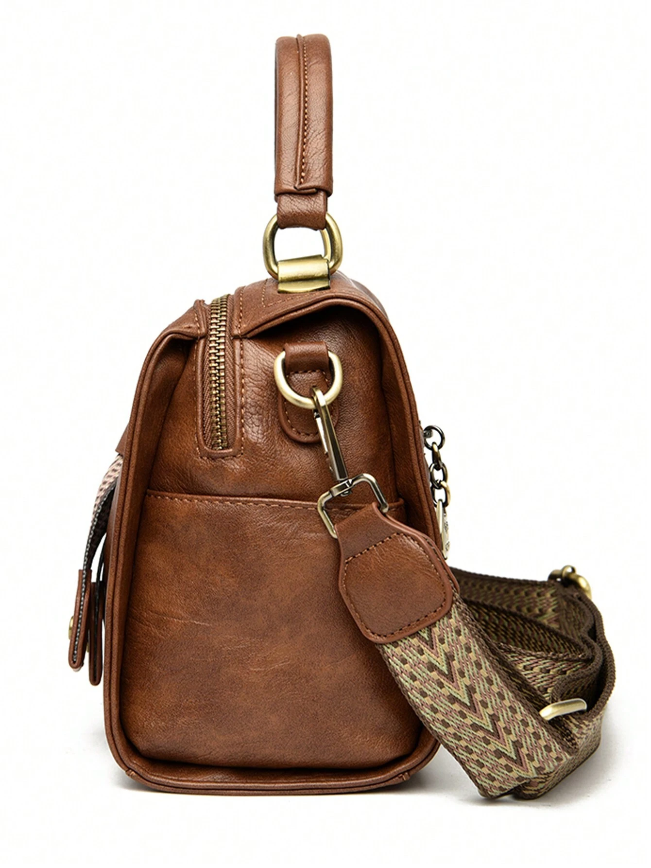 Luxury Soft PU Leather Women's Handbag – Fashionable Shoulder Bag - Image 4