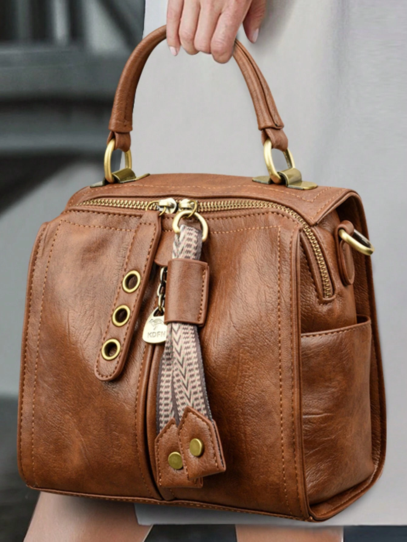 Luxury Soft PU Leather Women's Handbag – Fashionable Shoulder Bag - Image 2