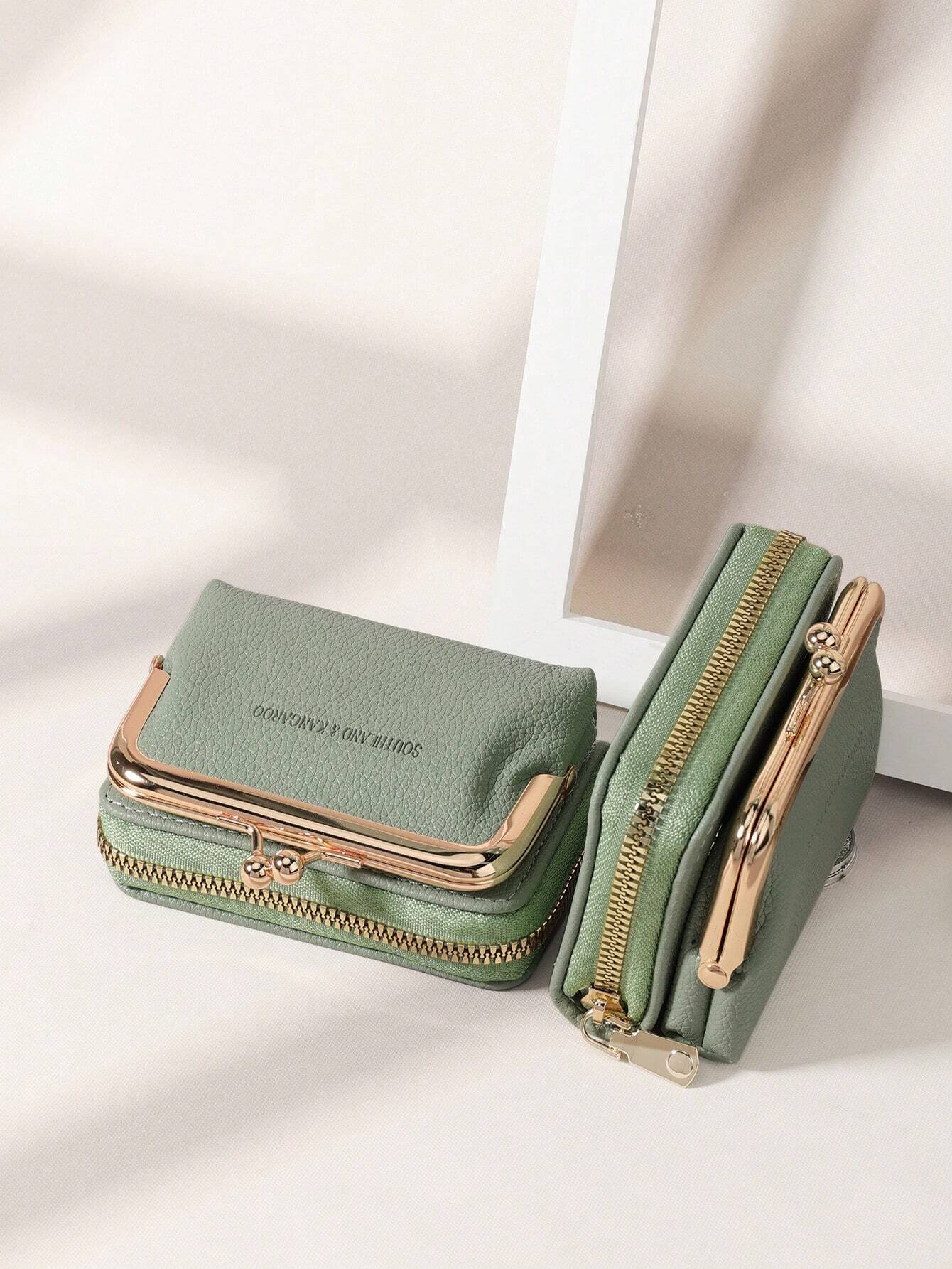 Women’s Short PU Leather Wallet – Multifunctional Coin & Card Holder - Image 7